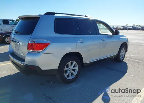 2012 Toyota Highlander Se V6 from USA, damaged, VIN 5TDZK3EH3CS084298